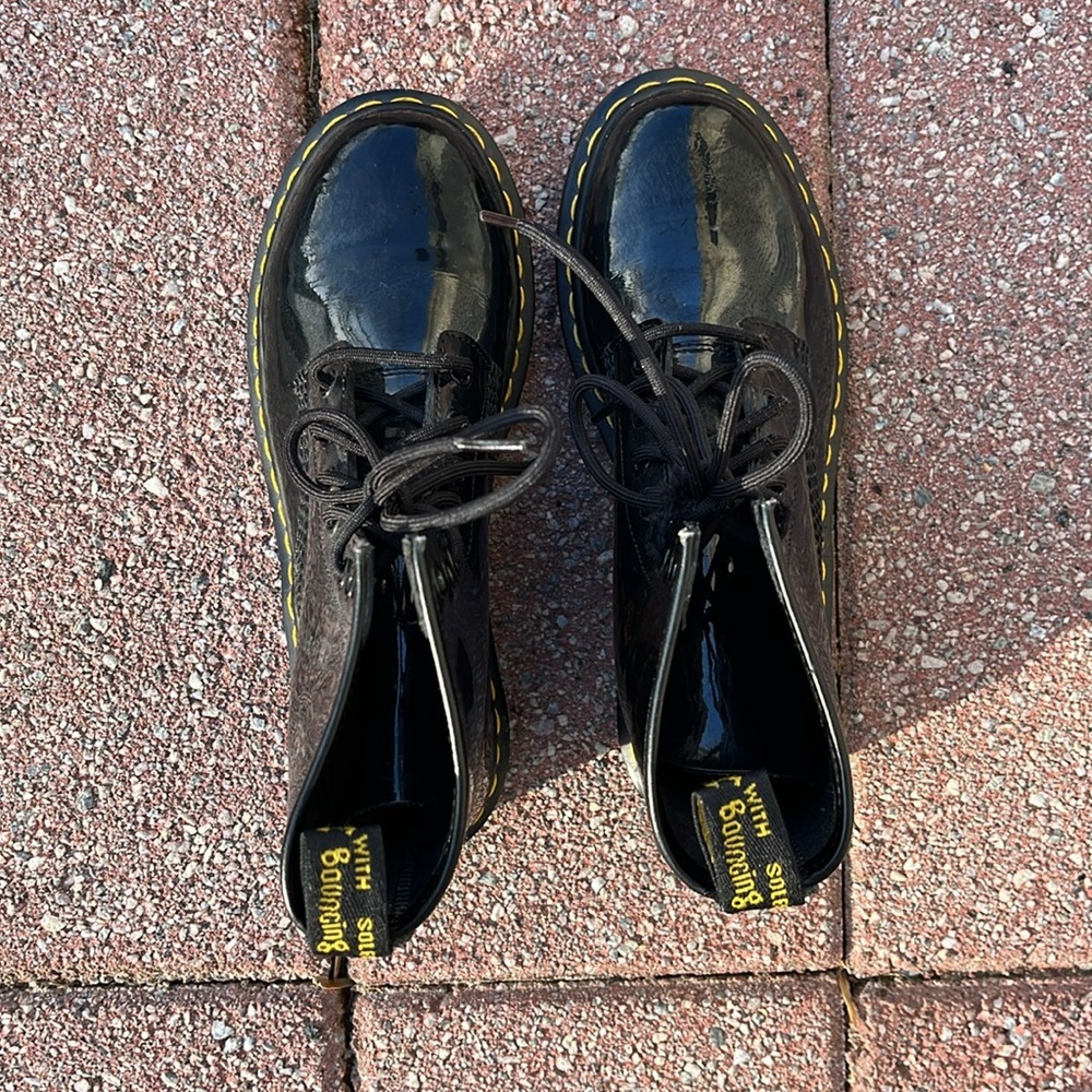 Dr. Martens Black Combat & Moto Boots - Picture 3 of 3